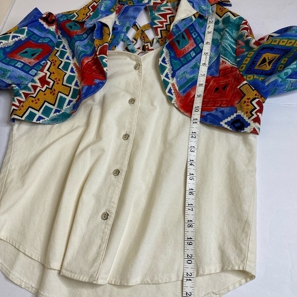 Roughrider By Circle T Button Down Shirt Cross Cross S - Picture 4 of 9